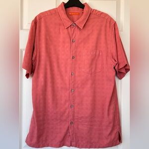 Tori Richard Men’s Silk Blend Button‎ Down Shirt Size Large